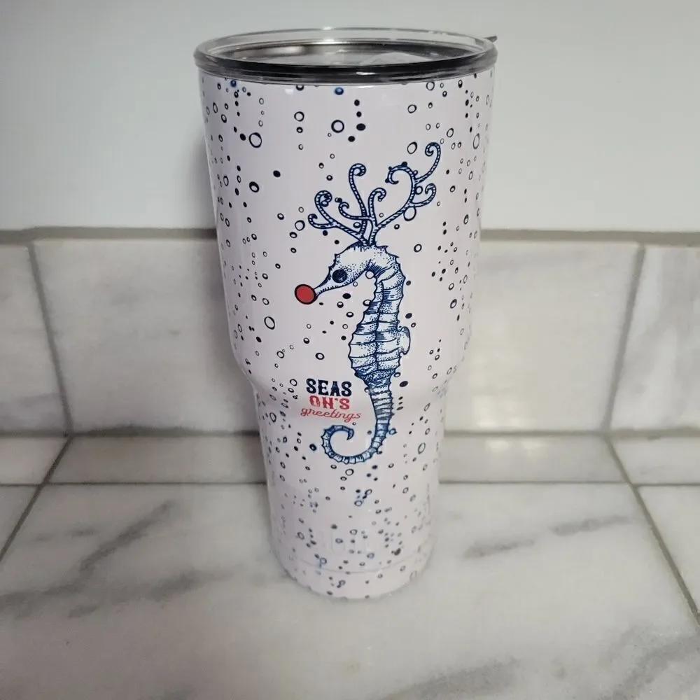 Built Holiday Tumbler 30oz Stainless Steel White Size: 30 OZ NEW